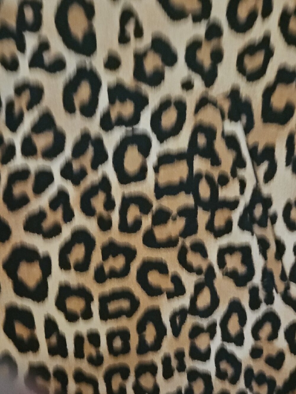 Chico's Leopard Print Straight-Leg Pants - Brown/Tan Chicos Size 2.5 - Picture 4 of 10